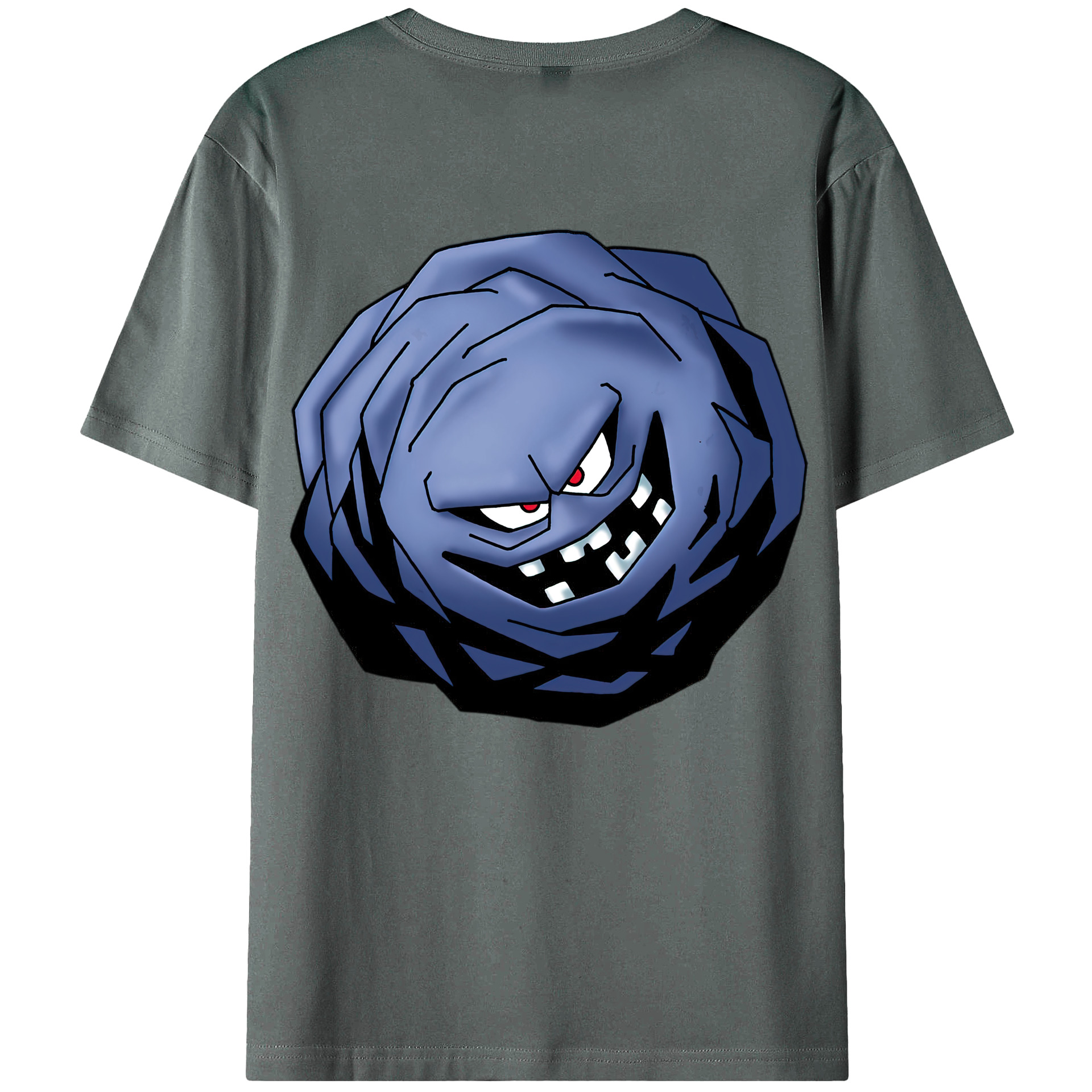 （画像用） ドラゴンクエスト Doragon Kuesuto Dragon Quest 綿100％ メンズ半袖Tシャツ（バックプリント） 通気性